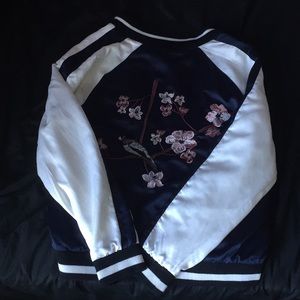 Reversible Embroidered Cherry Blossom jacket